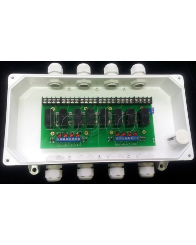 Устройство управления и коммутации Магнито-Контакт УУК-24-08 в Самаре Модули сопряжения Pintop.ru