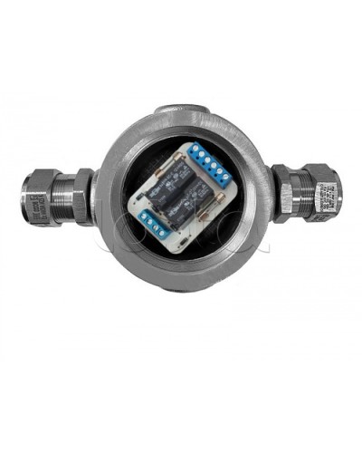 Магнито-Контакт УК-ВК-Ех-24 АЯКС П, с двумя кабельными вводами Ех МКВМ 25 в Самаре Комутационные взрывозащищенные коробки Pintop.ru