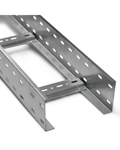 Лоток лестничный PTK-Line ЛМЛО 300x80 (1,2 мм) (3м) ПожТехКабель (650-015) в Самаре Кабельные лотки Pintop.ru