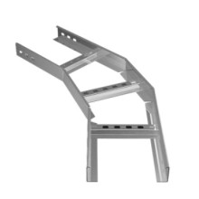 Угол горизонтальный 45° 600х80 (1,2) для лестничного лотка ПожТехКабель (650-317)