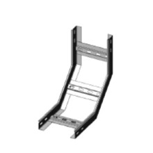 Угол вертикальный внутренний 90° 400х80 (1,2) для лестничного лотка ПожТехКабель (650-915)