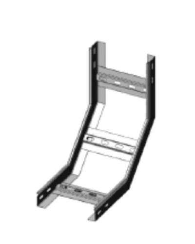 Угол вертикальный внутренний 90° 500х80 (1,2) для лестничного лотка ПожТехКабель (650-916) в Самаре Кабельные лотки Pintop.ru