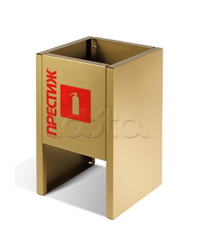 Подставка напольная ПРЕСТИЖ золото под 1 огнетушитель ПОЖТЕХНИКА в Самаре Аксессуары для огнетушителей Pintop.ru