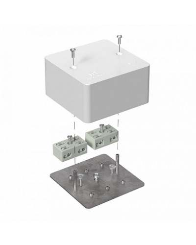 Коробка огнестойкая разветвительная для кабель-канала 40-0460-FR6.0-4-4-Р Е15-Е60 85х85х45 Промрукав в Самаре Огнестойкие кабельные линии Pintop.ru
