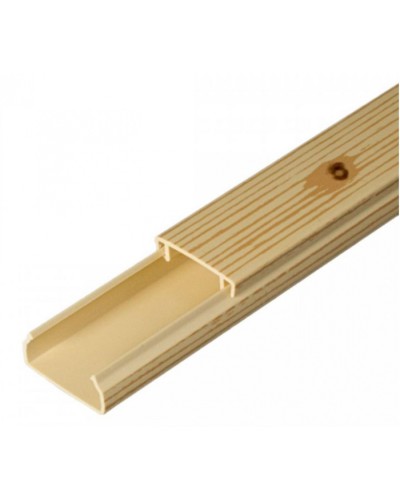 Кабель-канал сосна 2-й замок 20х10 (180м/уп) Промрукав (PR.025436) в Самаре Кабель-канал Pintop.ru