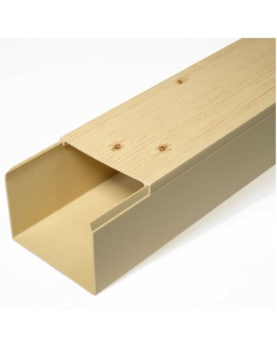 Кабель-канал сосна 2-й замок 80х60 (18м/уп) Промрукав (PR.025452) в Самаре Кабель-канал Pintop.ru