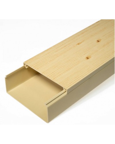 Кабель-канал сосна 2-й замок 100х40 (24м/уп) Промрукав (PR.025453) в Самаре Кабель-канал Pintop.ru