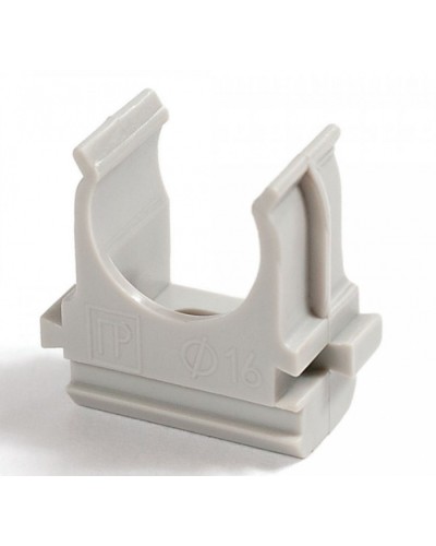 Крепёж-клипса для труб Полистирол д25 (100шт/1000шт уп/кор) Промрукав (PR.02725) в Самаре Держатели, клипсы, скобы Pintop.ru