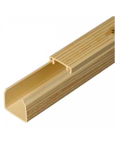 Кабель-канал сосна 2-й замок в п/э 16х16 (84 м/уп) Промрукав (PR03.0180) в Самаре Кабель-канал Pintop.ru