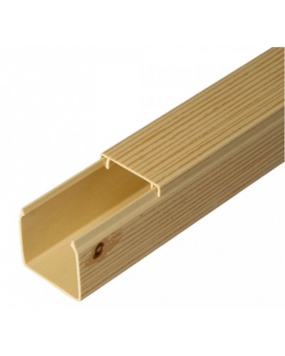 Кабель-канал сосна 2-й замок в п/э 25х25 (32 м/уп) Промрукав (PR03.0183) в Самаре Кабель-канал Pintop.ru