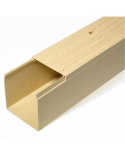 Кабель-канал сосна 2-й замок в п/э 60х60 (12 м/уп) Промрукав (PR03.0188) в Самаре Кабель-канал Pintop.ru