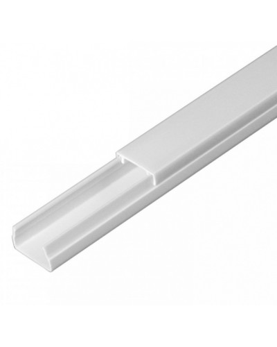 Кабель-канал белый 2-й замок в п/э 15х10 (234м/уп) Промрукав (PR.0325201) в Самаре Кабель-канал Pintop.ru