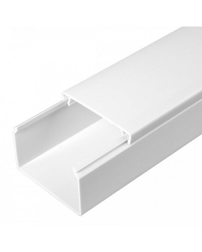 Кабель-канал белый 2-й замок в г/к 60х40 (40м/уп) Промрукав (PR.056040) в Самаре Кабель-канал Pintop.ru