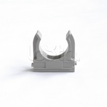 Крепеж-клипса для труб АБС-пластик в карт d25 Промрукав PR.0625