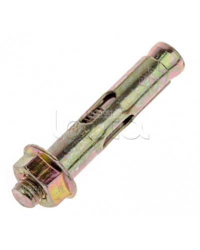 Анкерный болт с гайкой оцинкованный М10/12х100 (10 шт/уп) Промрукав (PR08.2350) в Самаре Крепеж Pintop.ru