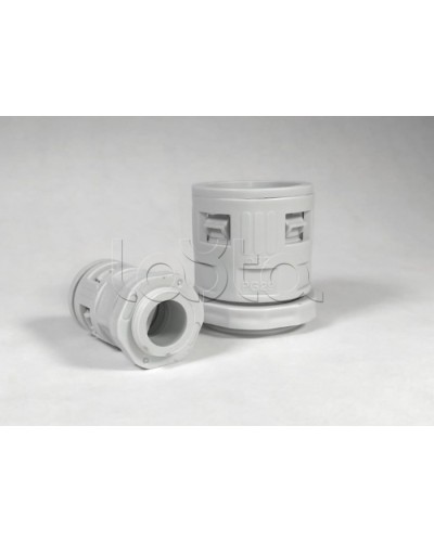 Муфта вводная для гофрированных труб серая ВМ-ГТ-16 Промрукав (PR08.3268) в Самаре Повороты, муфты, тройники Pintop.ru