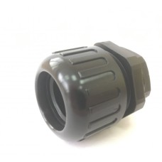 Муфта вводная усиленная (IP68) для гофрированных труб черная ВМУ-ГТ-16 (М16) Промрукав (PR08.3763)