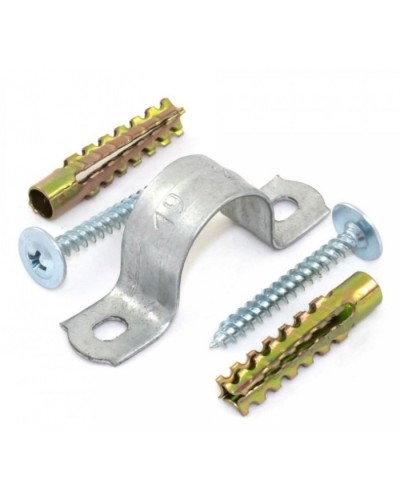 Комплекты для крепления ОКЛ с использованием самореза, дюбеля и скобы СМД 14-15 (100 шт) Промрукав (PR08.5001) в Самаре Держатели, клипсы, скобы Pintop.ru