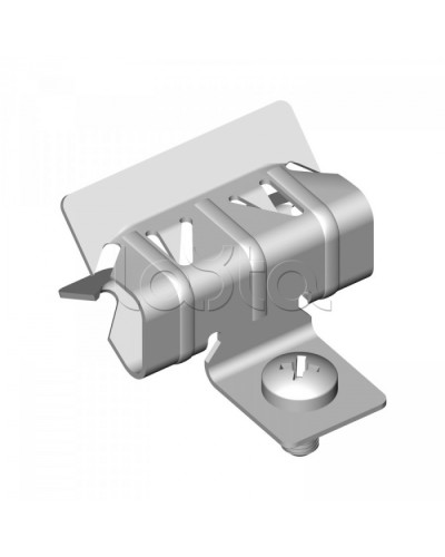 Зажим балочный 2-7 мм с отгибом и винтом М6х9 Промрукав (PR08.5818) в Самаре Аксессуары для лотков Pintop.ru