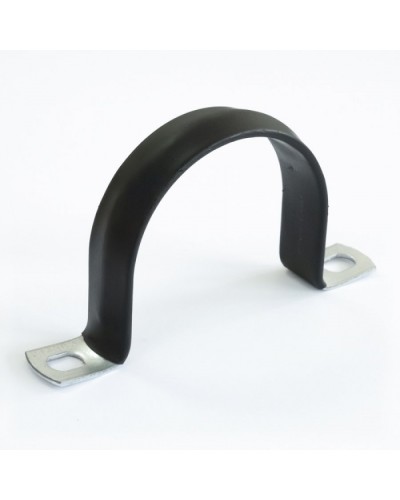 Скоба металлическая двухлапковая с полимерным покрытием СМД-П d48-50 мм (50 шт/уп) Промрукав (PR08.6021) в Самаре Держатели, клипсы, скобы Pintop.ru