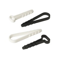 Дюбель-хомут для круглого кабеля d5-10 мм черный (100шт) Промрукав (PR08.6940)