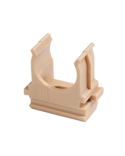 Крепёж-клипса для труб АБС-пластик сосна д25 в малой упаковке (10шт/500шт уп/кор) Промрукав (PR13.0056) в Самаре Держатели, клипсы, скобы Pintop.ru