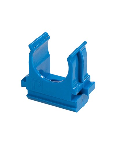Крепёж-клипса для труб АБС-пластик синяя д20 (100шт/1500шт уп/кор) Промрукав (PR13.0058) в Самаре Держатели, клипсы, скобы Pintop.ru