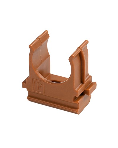 Крепёж-клипса для труб АБС-пластик бук д32 (25шт/500шт уп/кор) Промрукав (PR13.0099) в Самаре Держатели, клипсы, скобы Pintop.ru