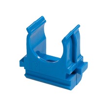 Крепёж-клипса для труб АБС-пластик синяя д32 (25шт/500шт уп/кор) Промрукав (PR13.0108)