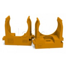 Крепеж-клипса для труб для монтажного пистолета оранжевая д25 (100шт/700шт уп/кор) Промрукав (PR13.0153)