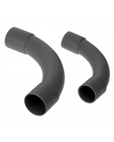 Соединитель угловой черный д20 (5шт/300шт уп/кор) Промрукав (PR13.0170) в Самаре Повороты, муфты, тройники Pintop.ru