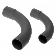 Соединитель угловой черный д32 (5шт/125шт уп/кор) Промрукав (PR13.0172)