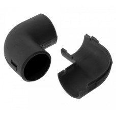 Соединитель угловой разборный черный д32 (5шт/400шт уп/кор) Промрукав (PR13.0176)