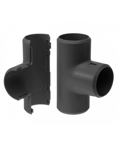 Тройник разборный черный д25 (1шт/200шт уп/кор) Промрукав (PR13.0179) в Самаре Повороты, муфты, тройники Pintop.ru