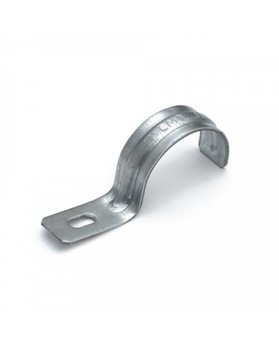 Скоба метал. однолапковая усиленная противопожарная СМОУ d31-32 мм (50шт/600шт уп/кор) Промрукав (PR13.02404) в Самаре Держатели, клипсы, скобы Pintop.ru