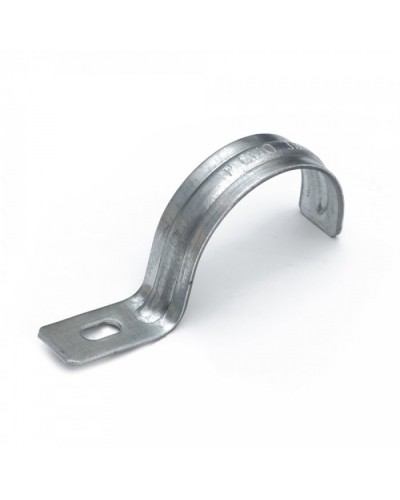 Скоба металлическая однолапковая усиленная противопожарная СМОУ d38-40 мм (50 шт/уп) Промрукав (PR13.02405) в Самаре Держатели, клипсы, скобы Pintop.ru