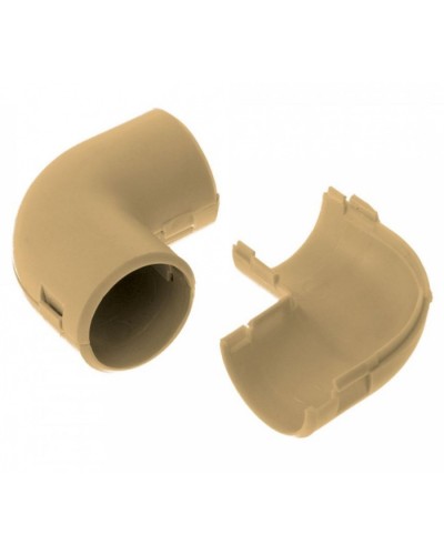 Соединитель угловой разборный сосна д20 (5шт/550шт уп/кор) Промрукав (PR13.0244) в Самаре Повороты, муфты, тройники Pintop.ru