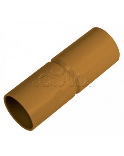 Патрубок-муфта с ограничителем бук д16 (100шт/1200шт уп/кор) Промрукав (PR13.0265) в Самаре Повороты, муфты, тройники Pintop.ru