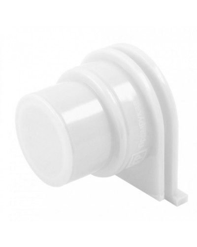 Переходник универсальный на гофрированную трубу белый (50шт/1000шт уп/кор) Промрукав (PR13.0321) в Самаре Аксессуары для кабель-канала Pintop.ru