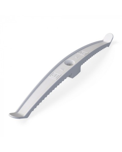 Держатель кабеля двусторонний для прямого монтажа в гофроящике белый (100 шт/кор) Промрукав (PR13.0486) в Самаре Аксессуары для кабель-канала Pintop.ru