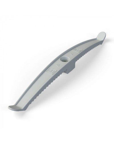 Держатель кабеля двусторонний для прямого монтажа в гофроящике серый (100 шт/кор) Промрукав (PR13.0487) в Самаре Аксессуары для кабель-канала Pintop.ru