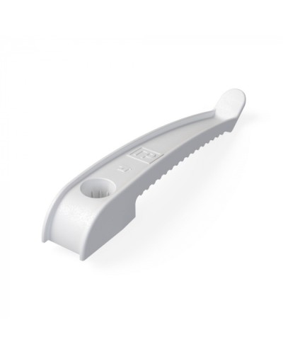 Держатель кабеля односторонний для прямого монтажа в гофроящике белый (200 шт/кор) Промрукав (PR13.0489) в Самаре Аксессуары для кабель-канала Pintop.ru