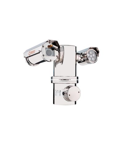 Взрывозащищенный термокожух на поворотной платформе для IP видеокамеры с ИК подсветкой Релион-PTZ-Exd-Н-В-ИК-СО 48В в Самаре Системы видеонаблюдения Pintop.ru