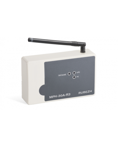 Модуль радиоканальный Рубеж МРК-30А-R3 исп.1 (Антенна Искра-433) в Самаре Адресная система пожарной сигнализации РУБЕЖ Pintop.ru