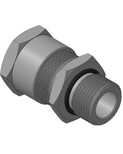 Кабельный ввод с резьбой G1/2 мм для открытой прокладки кабеля с проходным диаметром d=8-12 мм Спектрон КВН-ЕХЕ-12-М-G1/2 в Самаре Аксессуары для кабель-канала Pintop.ru