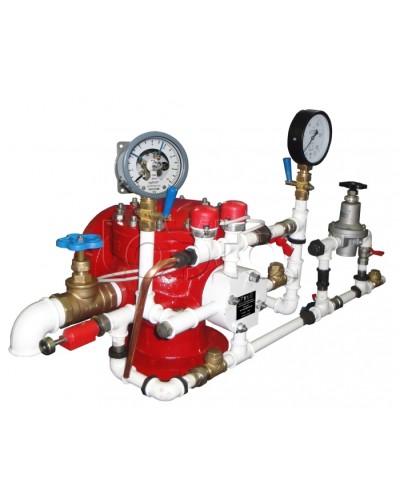 Узел управления спринклерный воздушный в комплекте с акселератором Спецавтоматика УУ-С100/1,6В3-ВФ.О4-01 в Самаре Устройства пуска водяного пожаротушения Pintop.ru