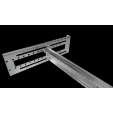 Панель 19" с DIN-рейкой регулируемая по глубине для установки коммутаторов ЦМО (STK-RACKMNT-704KA)