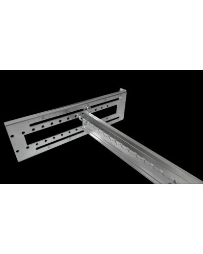 Панель 19 с DIN-рейкой регулируемая по глубине для установки коммутаторов ЦМО (STK-RACKMNT-704KA) в Самаре Аксессуары для стоек и шкафов Pintop.ru