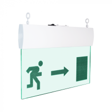 Табло ВИСТЛ Молния-220-УЛЬТРА (торцевое крепление) "ВЫХОД"