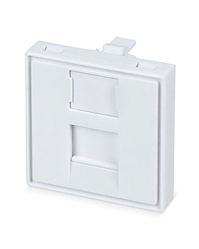 Вставка 45x45 (Mosaic) для 1 модуля формата Keystone Jack (FP-45-1M) Пожтехкабель СКС (202-031) (аналог Mosaic) в Самаре Модули Keystone Pintop.ru